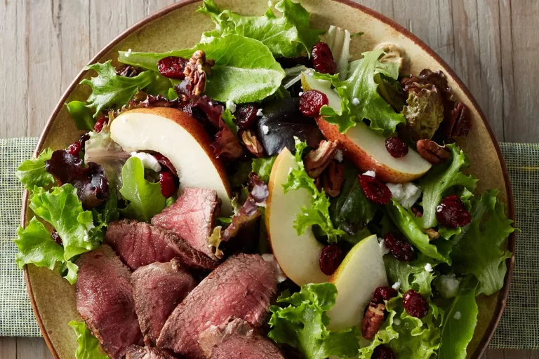 Image for Beef Tenderloin, Cranberry and Pear Salad