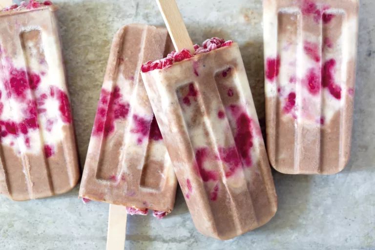 Image for Chocolate-Raspberry Swirled Popsicles