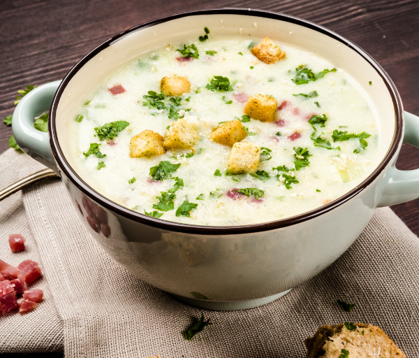 Image for Cheesy Ham and Potato Soup