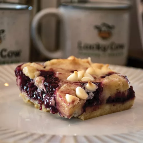 White Chocolate Cherry Bars