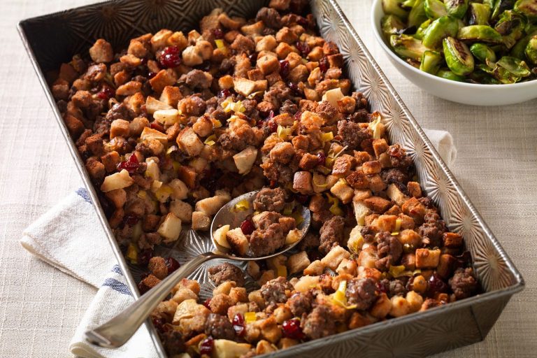 Image for Beef Stuffing with Apples and Cranberries