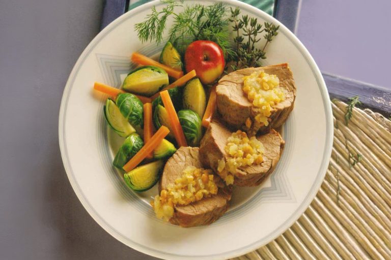 Image for Applesauce-Stuffed Pork Tenderloin